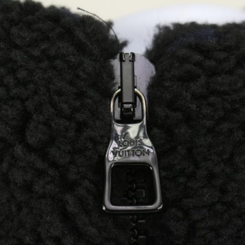 Louis Vuitton Men's S LV x Nigo Jacquared Damier Fleece Blouson Zip Jacket - Picture 11 of 12